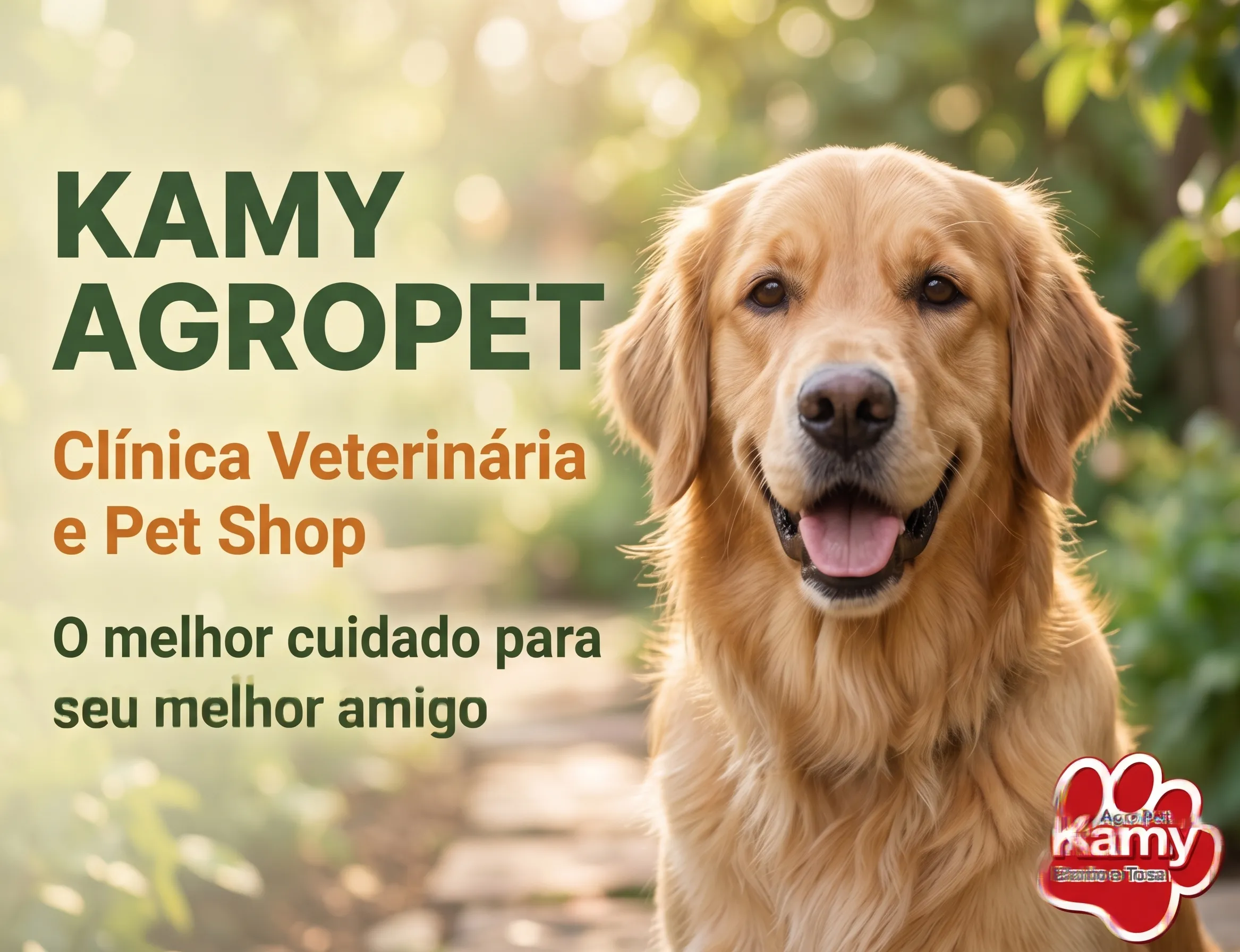 Banner da Kamy Agropet Clínica Veterinária